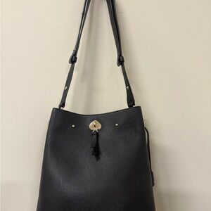 Kate Spade Black Leather Shoulder Bag